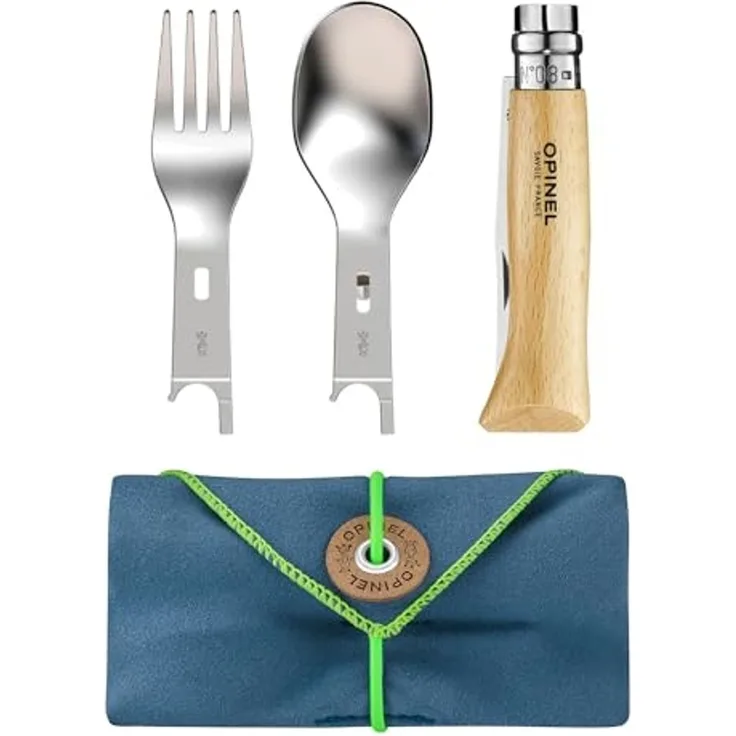 Opinel PLUS PICNIC WITH N08 BEECH /1, Braun, Schwarz