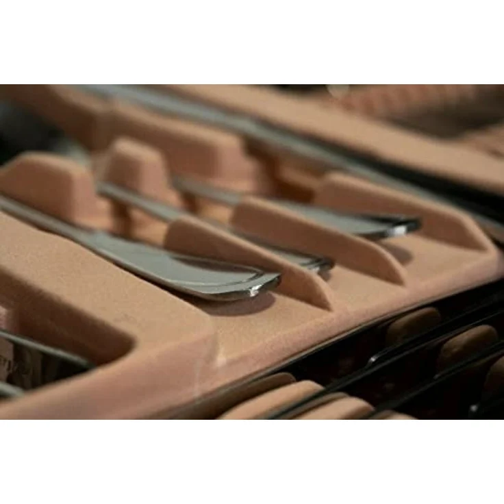 QLS Besteck-Set silber aus Edelstahl (72-tlg), 12 Personen, Essbesteck im Koffer Besteckgarnitur – Bild 5