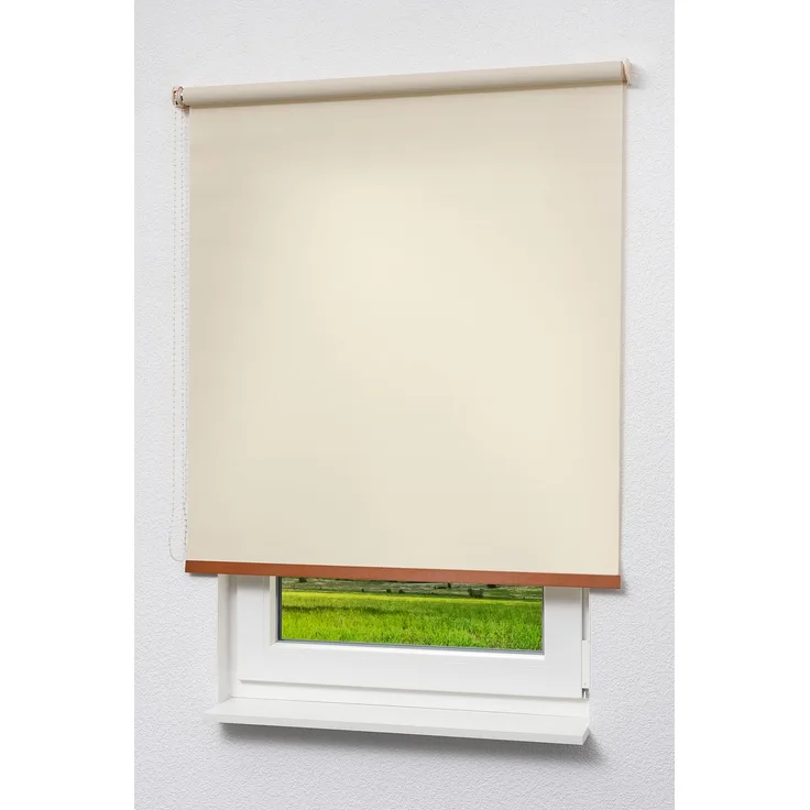 Lysel Outlet - Basisrollo Holzdekor Hellbeige (B x H) 60cm x 190cm