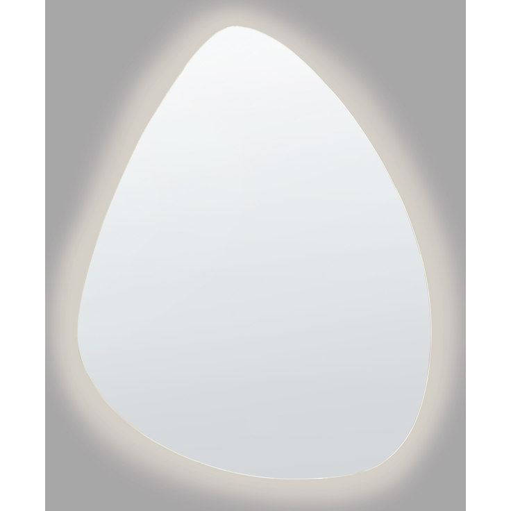 LED-Badezimmer-Spiegel LUGNY 70 cm x 90 cm Silber – Bild 4