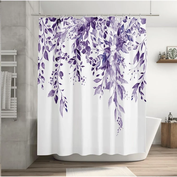 M&W DAS DESIGN Duschvorhang Shower curtains Anti schimmel Waschbar Badezimmer gardinen 180X200 – Bild 2