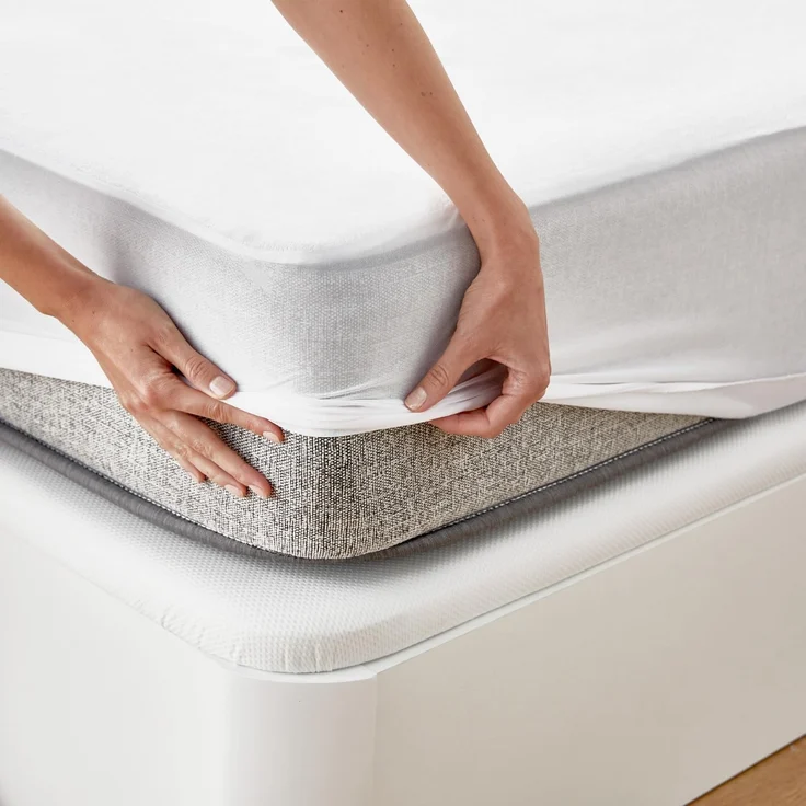 Pikolin Home - Wasserdichter, atmungsaktiver und hoch absorbierender Frottee-Matratzenschoner für Matratzen bis zu einer Höhe von 32 cm – Bild 4