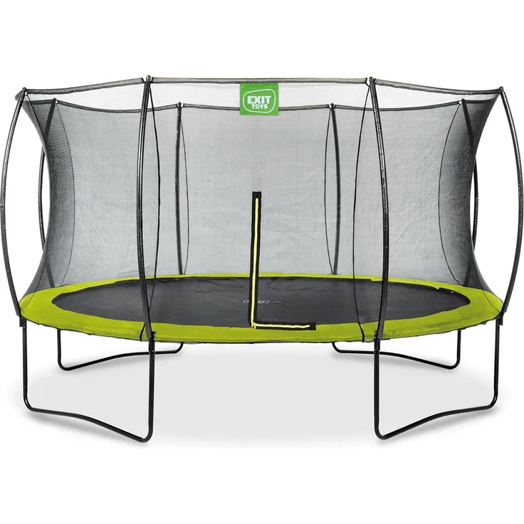 EXIT Trampolin Silhouette + Sicherheitsnetz Ø 366 cm Grün