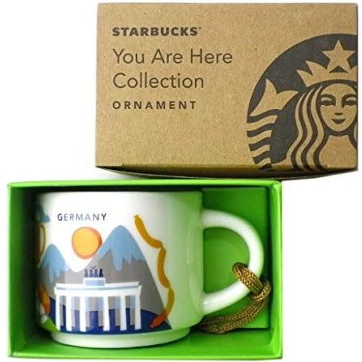 Starbucks Frühstücks-Geschirrset STARBUCKS Germany Mini Demi Mug Espresso Cup Tasse Box Deutschland – Bild 4