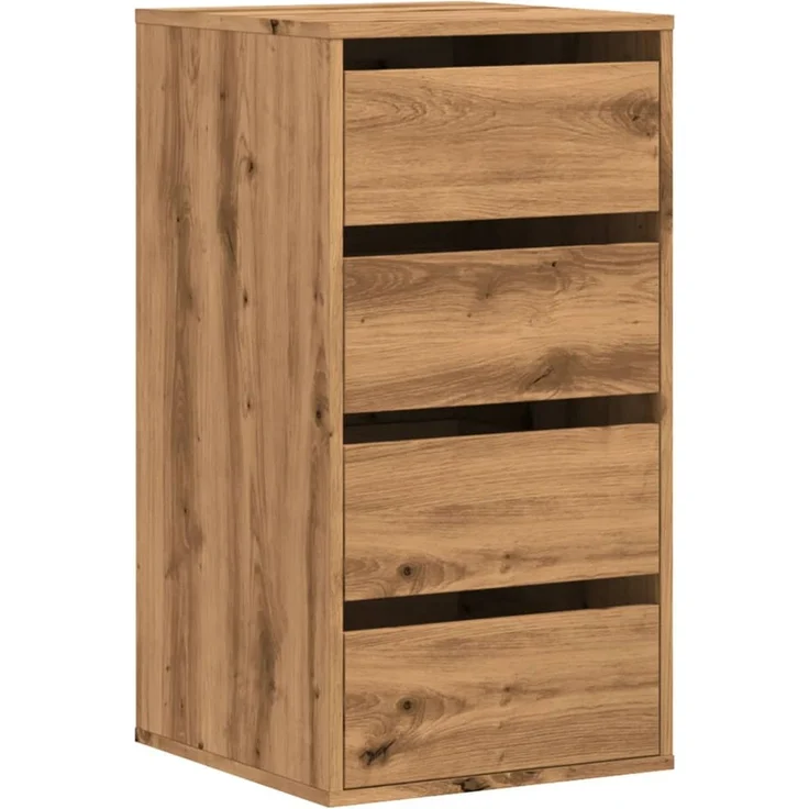 vidaXL Kommode Artisan-Eiche 40x41x76 cm Holzwerkstoff 852869 – Bild 2