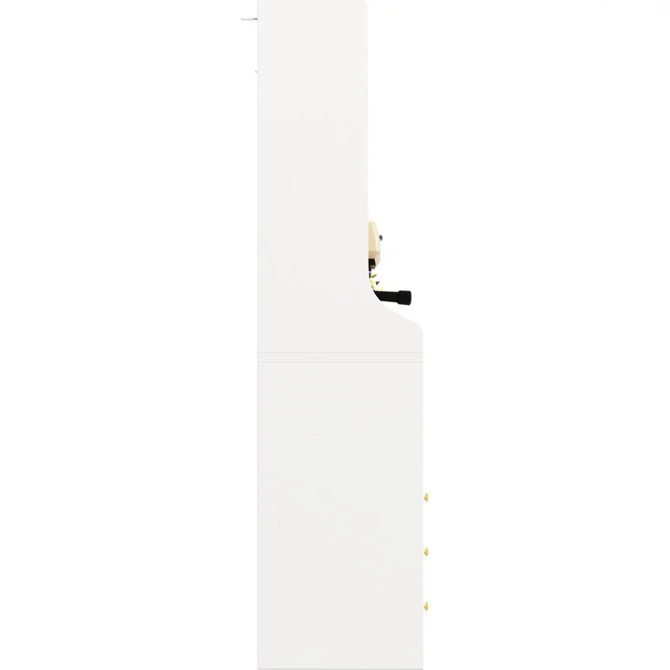 Küchenschrank 120x40x180 cm mit RGB-Beleuchtung, Glasschiebetüren, Schubladen und Weinregal – Bild 9