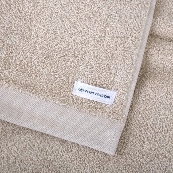 TOM TAILOR Handtuch Set, 12-tlg. - Color Bath, 2x Duschtuch, 4x Handtuch, 6x Gästetuch Sand Set – Bild 5