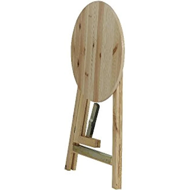 FUN STAR 944814 Stehtisch Ø 78 cm, komplett aus Holz ***NEU*** – Bild 8