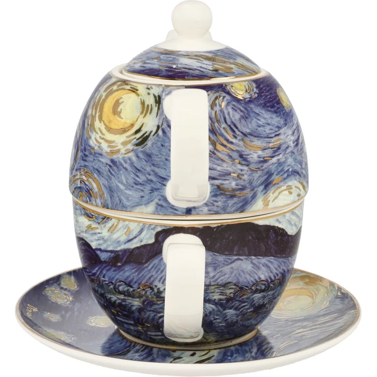 Goebel / Vincent van Gogh - Sternennacht,Tea for One,Sternennacht,15,5cm x 15,5cm x 15,5cm / New Bone China / 15,5cm x 15,5cm x 15,5cm – Bild 3