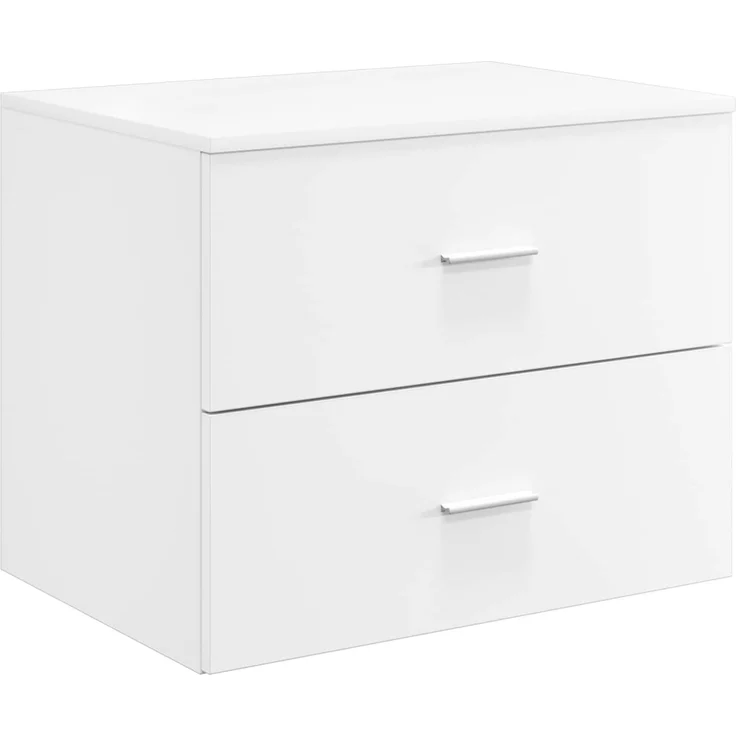 vidaXL Wandmontierter Waschbeckenunterschrank Weiß 62,5 x 44,5 x 80 cm 3404382 – Bild 4