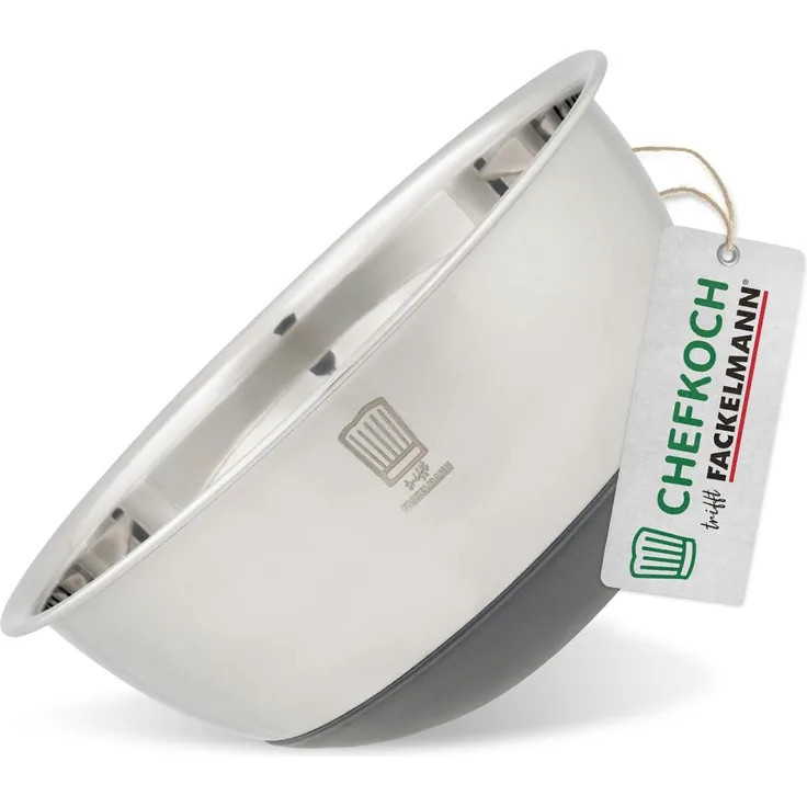 Chefkoch trifft Fackelmann Schüssel, Edelstahl, 1,25 L