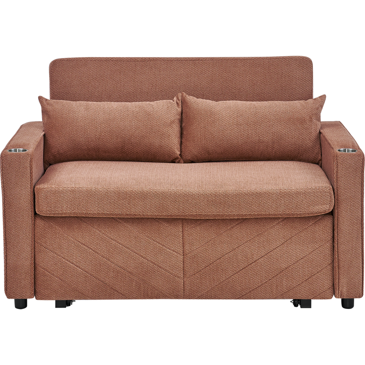 ZUBALIYA Sofa mit USB - Anschluss, für Wohnzimmer und Apartments, mit stabilem Untergestell, für den täglichen Gebrauch, Blau – Bild 14