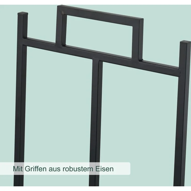 Faltbares Kaminholzregal aus Metall 10051705_46 – Bild 7