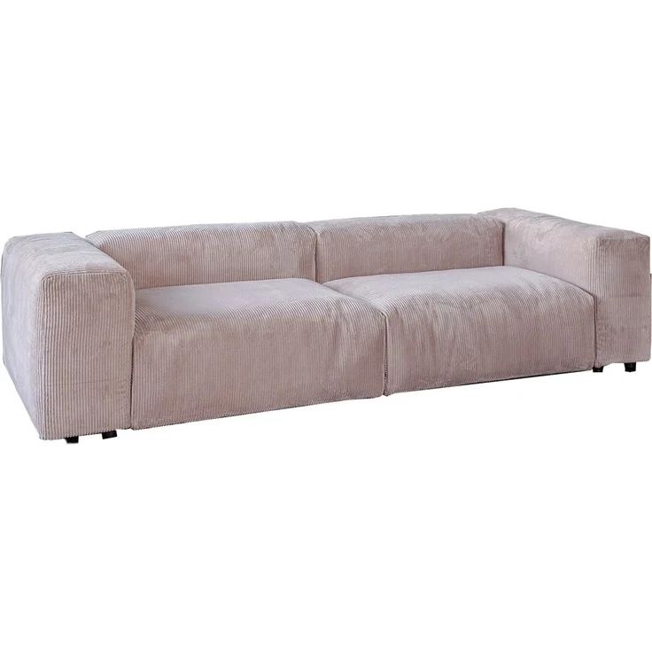 KAWOLA Sofa MIA Modulares Sofa 6-tlg. Cord taupe 72 x 120 x 306 cm – Bild 3