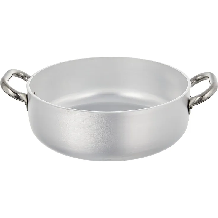 Töpfe Agnelli Casserole Zylindrische, Nieder, Radiant, Aluminium, Dicke 5 mm, Silber, 5,6 Liter