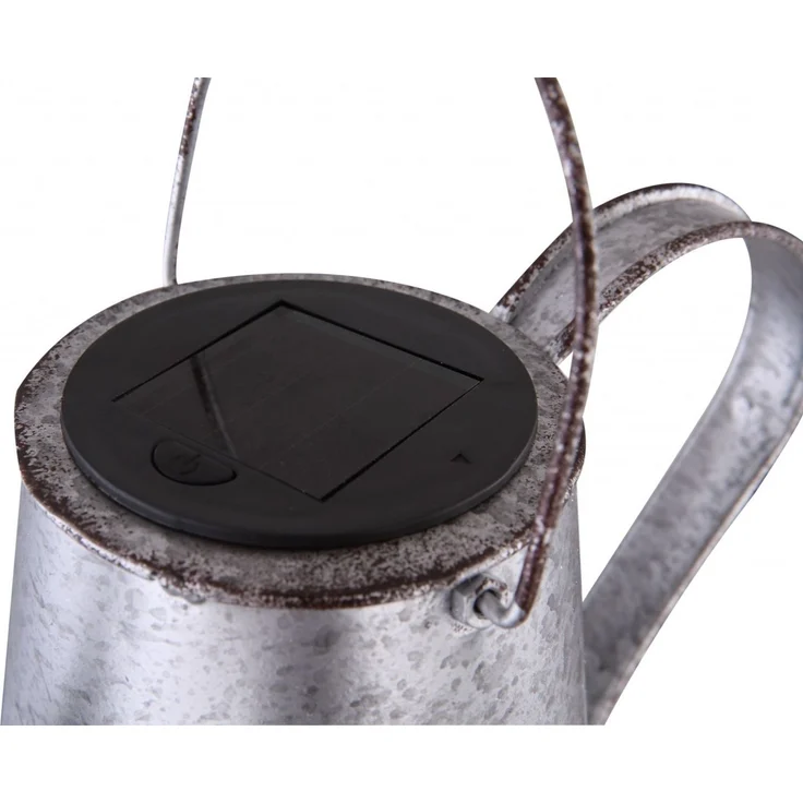 Solarleuchte Gießkanne Silber Solarlampe Außen Außenleuchte Solar 33652 – Bild 6