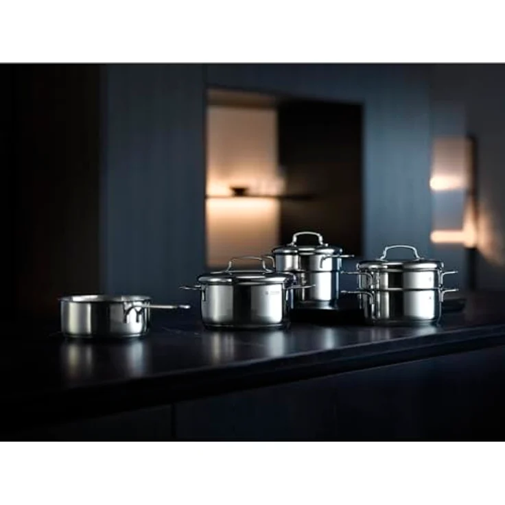 WMF Mini Stielkasserolle 10cm, klein, ohne Deckel, kleiner Topf Induktion 0,5l, Cromargan Edelstahl, stapelbar, für kleine Portionen, Singlehaushalt – Bild 3