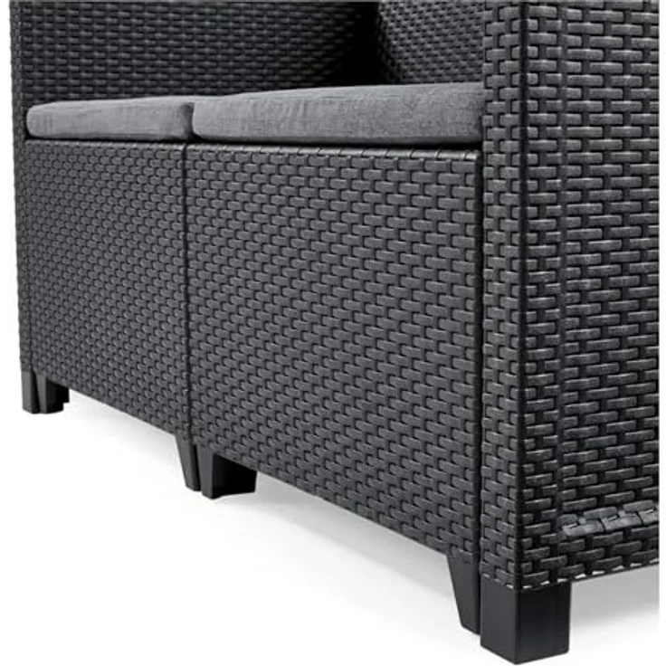Keter 246148 - Garten-Set Emma, 4-Sitzer, Graphit – Bild 8