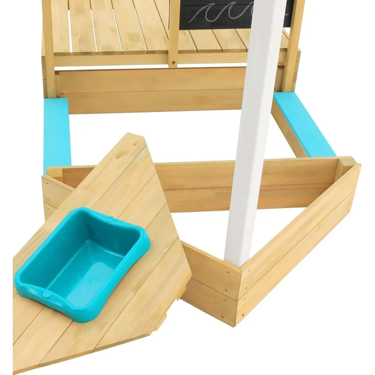 TP Toys 'Ahoy' Sandkasten Schiff, Holz natur, 180 x 92 x 118 cm – Bild 6