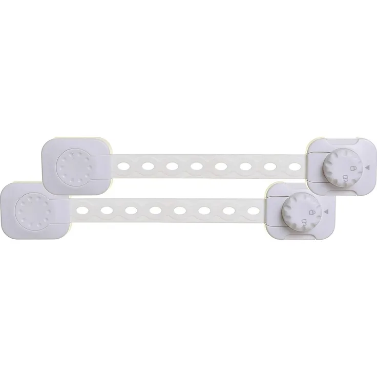 Dreambaby Twist 'N Lock Mehrzweck-Verriegelung, Weiß, 2 Stück
