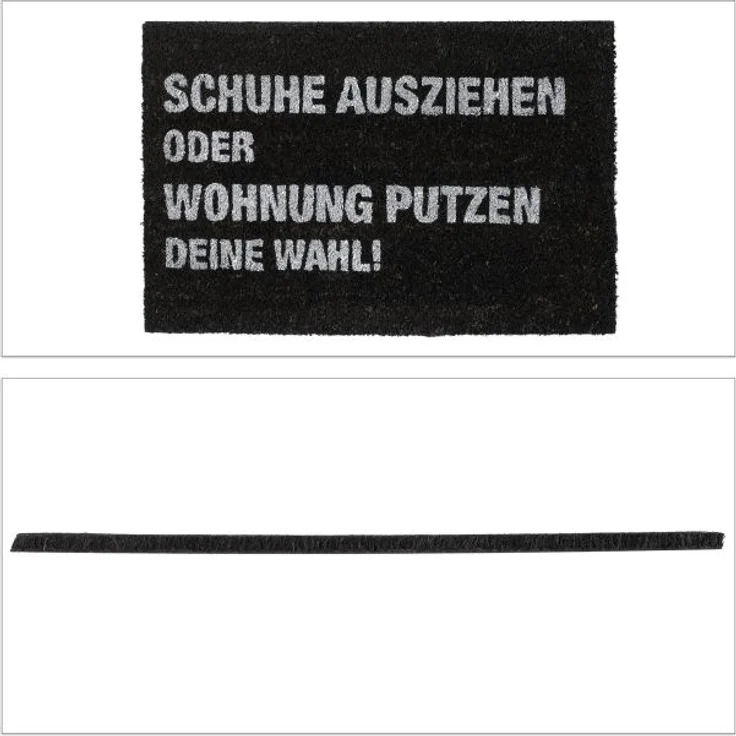 Fußmatte Kokos "Wohnung putzen" 10032751 – Bild 8