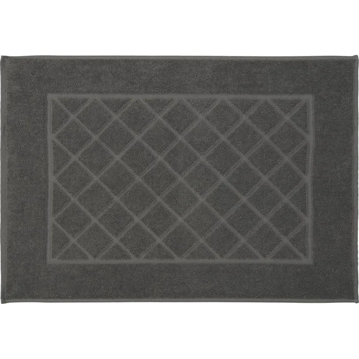 Kleine Wolke Badvorleger Bridge dunkelgrau 50 x 70 cm