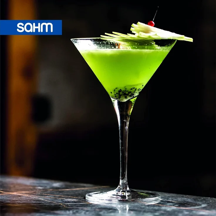 SAHM Martiniglas Martini Gläser 6er Set - 225ml Martini Glas, Cocktailgläser, Sensorik Glas – Bild 6