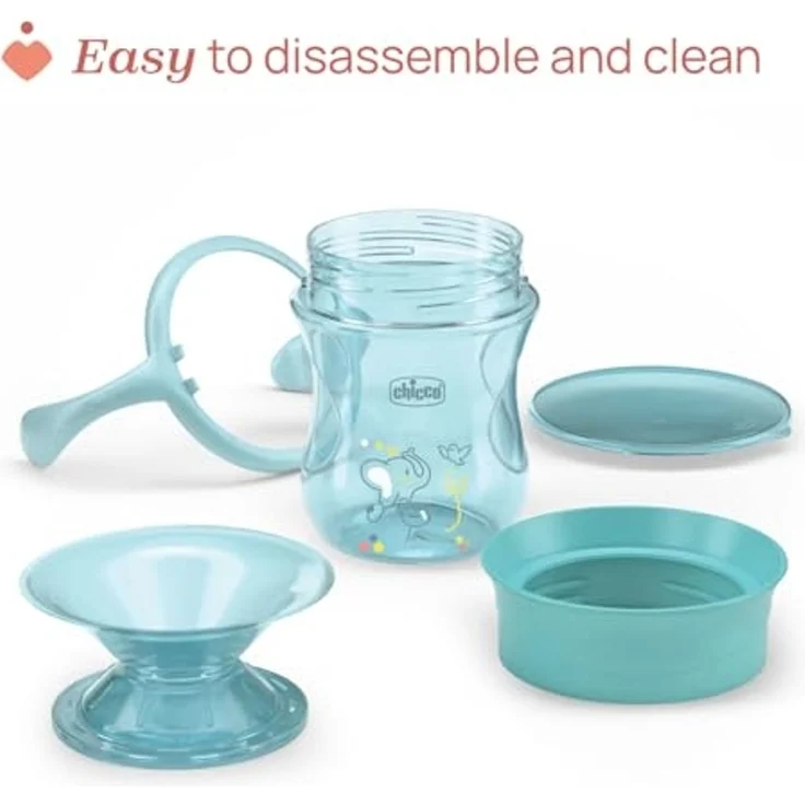 Chicco 00006951250000 Einzelbild 0 2 l Tasse Universal Türkis Kunststoff Silikon – Bild 6