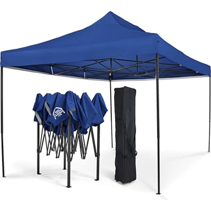 All Seasons Gazebos 3x4.5 m vollständig wasserdichtes Faltpavillon - Königsblau – Bild 10