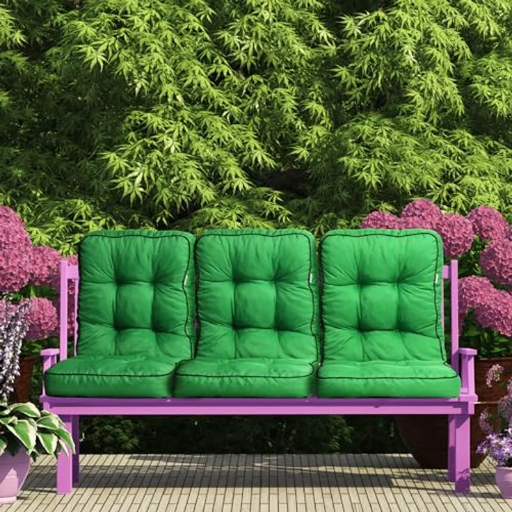 Bjird Bankauflage Venus 50 cm, 60 cm, 100 cm, 120 cm, 150 cm, 180 cm, (1 St), für Gartenbank und Hollywoodschaukel – Bild 11