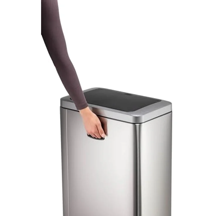 Durable Abfalleimer Sensor 2x20l aus Edelstahl silber – Bild 5