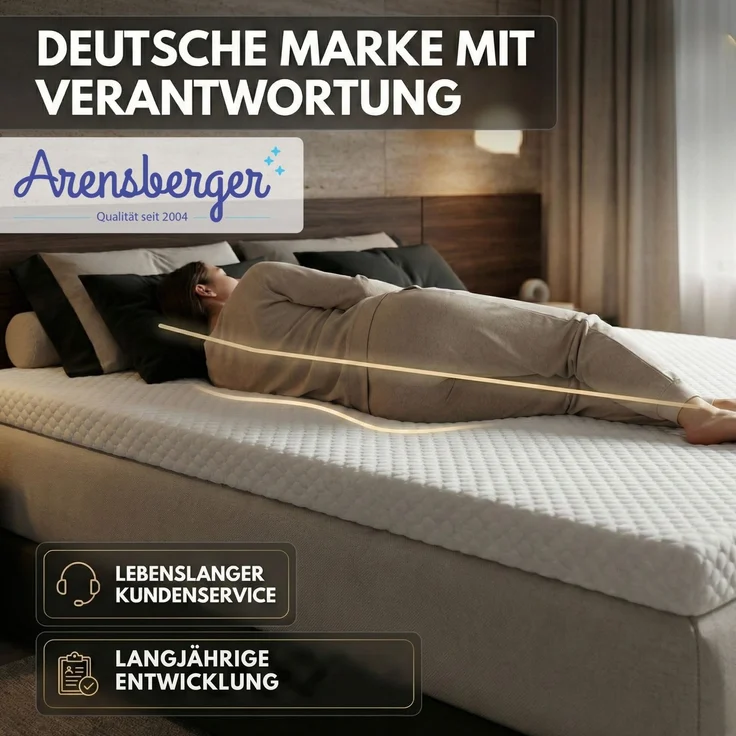 Topper SOFT 90x200cm, Memory Foam Matratzentopper, waschbarer Bezug, geeignet für Federkern & Schaumstoff Matratzen, H2, Matratzenauflage Höhe 5cm – Bild 7