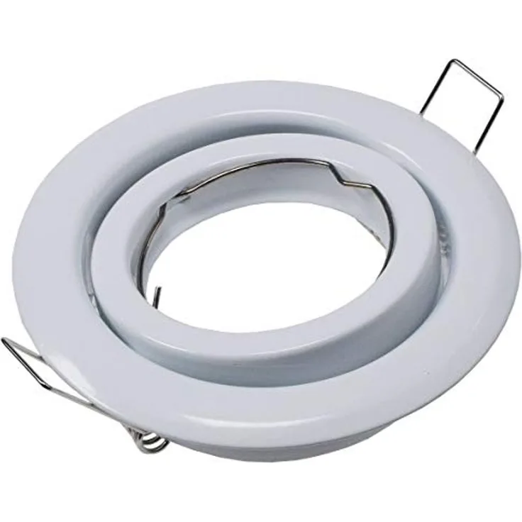 Decken Einbaustrahler Rund 98mm schwenkbar für 50mm LED Lampen