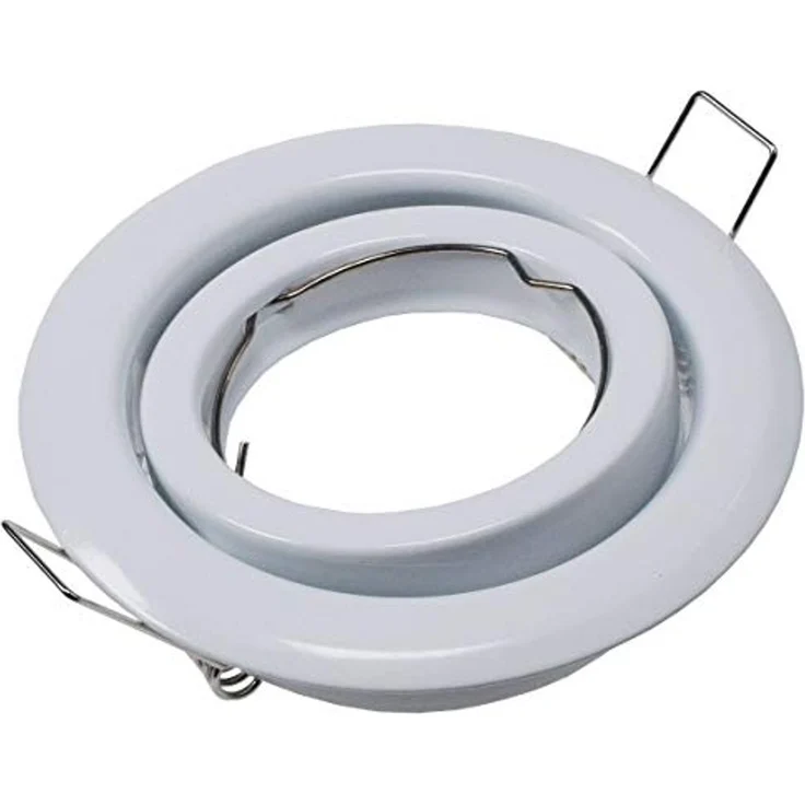 Decken Einbaustrahler Rund 98mm schwenkbar für 50mm LED Lampen – Bild 1