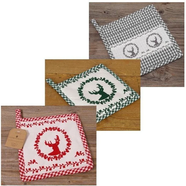 matches21 HOME & HOBBY Topflappen Topflappen RESI Landhaus in 3 Farben, (1-tlg) – Bild 4