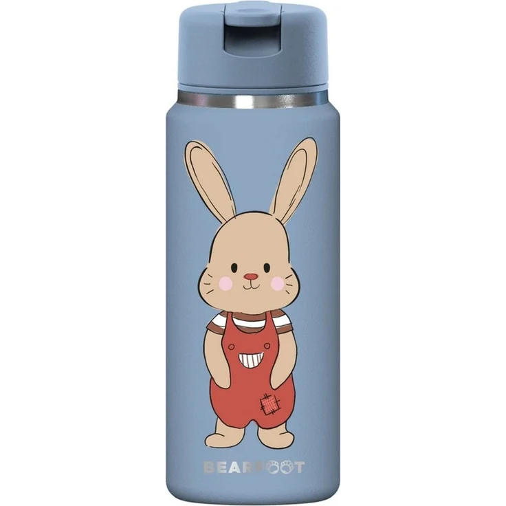 BEARFOOT Trinkflasche TINY Thermo Kinder Trinkflasche Edelstahl - Hase, Thermosflasche, auslaufsicher, Edelstahl, Kinderflasche, BPA-frei – Bild 4
