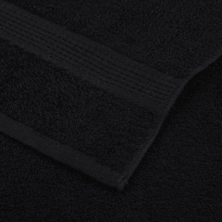 vidaXL Badetücher FROGN 10 Stk. Schwarz 100x150 cm 360 g/m² 136958 – Bild 5