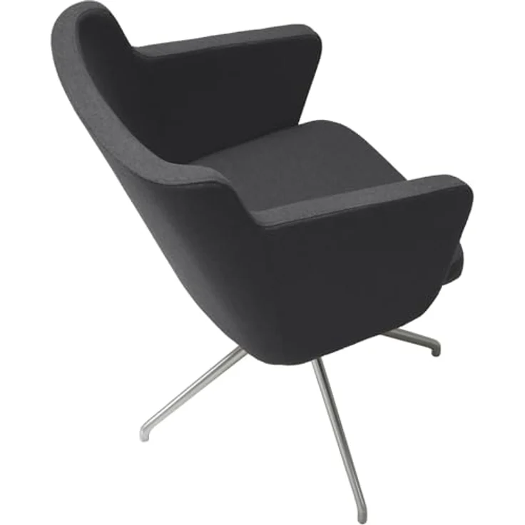 TOPSTAR | Besuchersessel SFH | 3D-Sitzgelenk und Aluminium-Fußkreuz | anthrazit – Bild 7