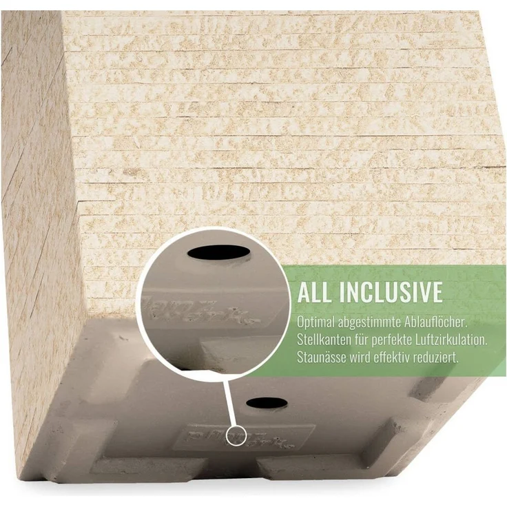 Pflanzwerk® Pflanzkübel TUB Premium Fiberglas Blumenkübel Frostbeständig mit Lotus-Effekt, Fiberglas - Handgefertigt - Rechteckig - Frostbeständig – Bild 4