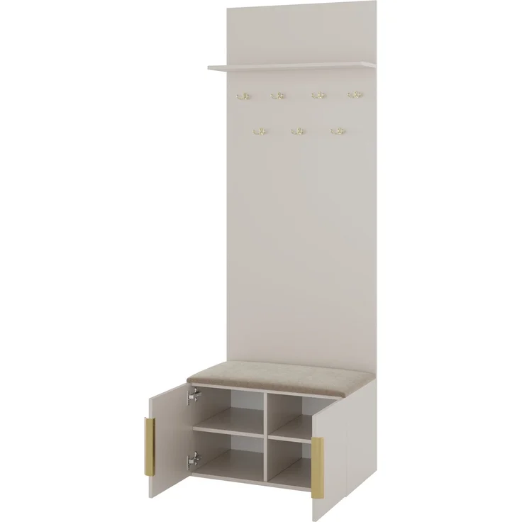 Garderoben-Set Kerkin I (Farbe: Sandfarben + Paros 02) – Bild 4