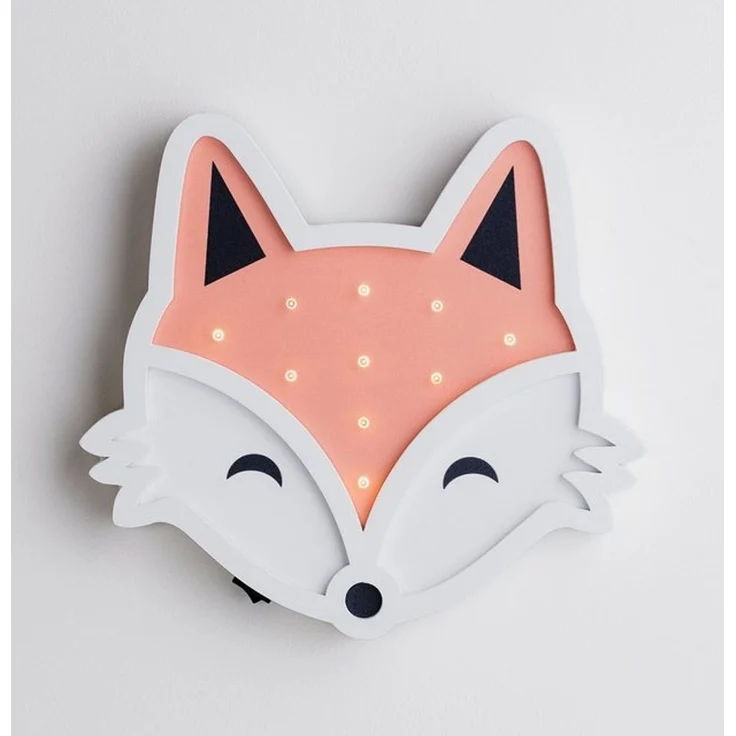 Lights4fun LED Wandleuchte Fuchs Wandlampe Kinderzimmer – Bild 3