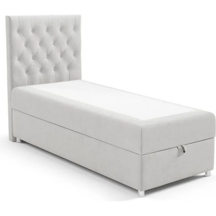 Best for Home Boxspringbett mit Bettkasten K-14 SINGLE Bonell-Matratze inkl. Komfort Topper (Einzelbett, Polsterbett gepolstertes Kopfteil, Jugendbett, Kinderbett, 70x200 80x200 90x200 100x200 cm), Handwerksqualität, TOP Preis-Leistungs-Verhältnis – Bild 4
