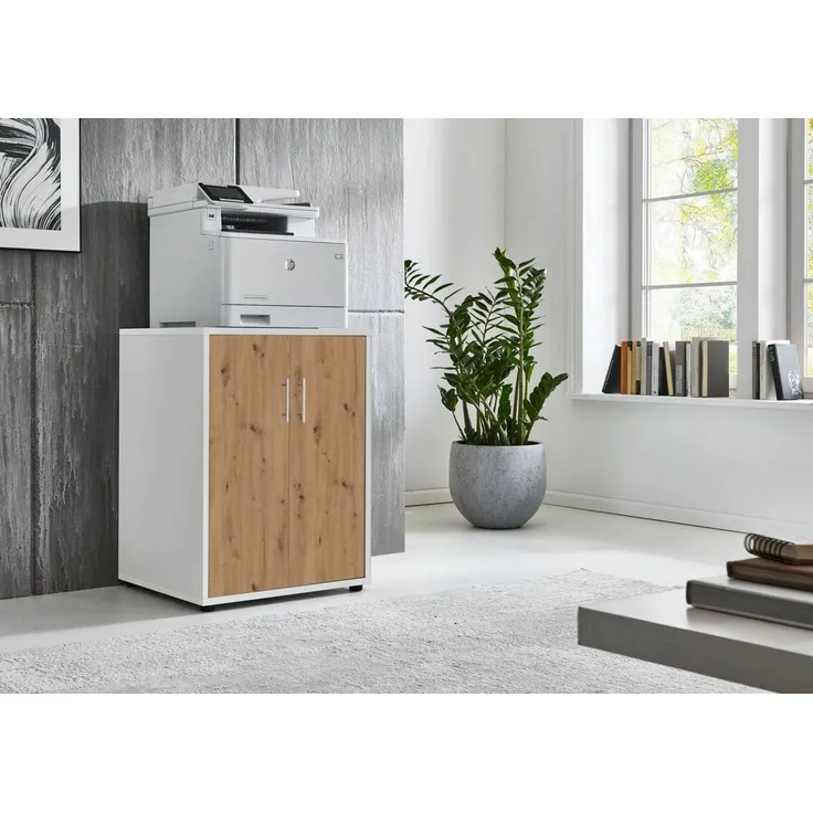 BMG Möbel Aktenschrank Druckerschrank Office Edition (geeignet für 3D Drucker und Office Drucker) Höhe 74 cm, optimale Ergänzung zu Schreibtischen