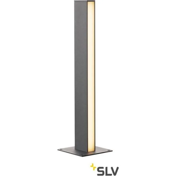 SLV No. 232185 H-POL Wege- und Standleuchte zweiflammig LED 3000K anthrazit 66cm – Bild 2