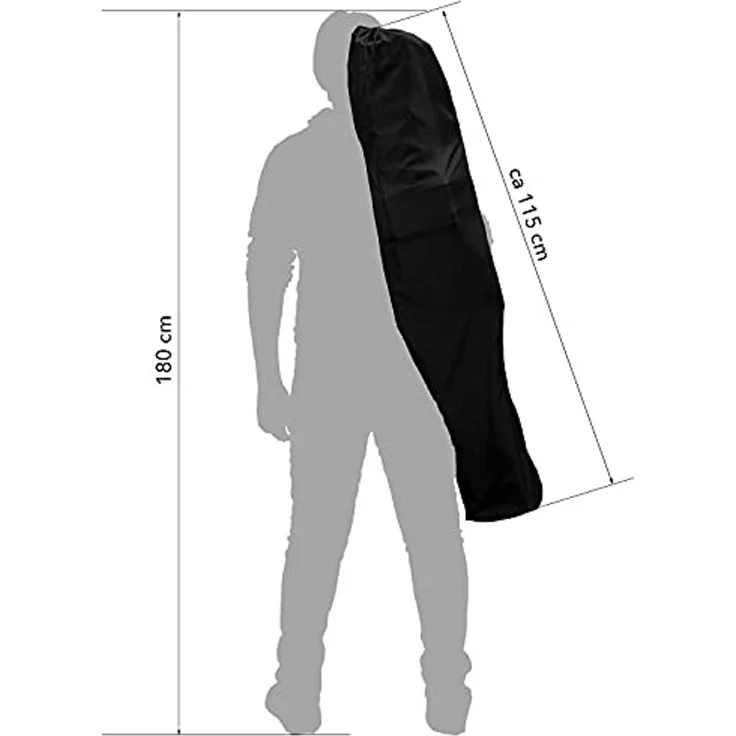 anndora Campingstuhl Stabiler Klappstuhl mit Becherhalter, gepolsterte Sitzfläche und Armlehnen - leicht zusammenlegbar – Bild 4