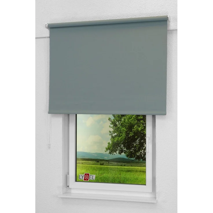 Lysel - Qualitätsrollo Tageslicht anthrazit, (B x H) 123x190 cm in grau/anthrazit – Bild 4