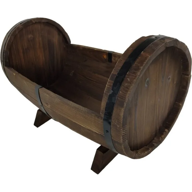 sesua Blumenkasten Holz Pflanzfässer massiv Blumentopf Pflanztopf Pflanzkasten