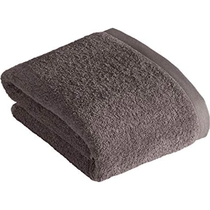Vossen Badetuch High Line, Grau, 100x150 cm, saugfähig, angenehm weich, Oeko-Tex® Standard 100, Made in Austria – Bild 2