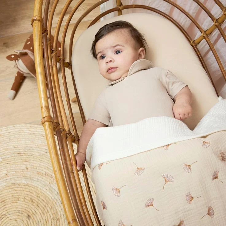 Meyco Baby Uni Spannbettlaken Co-Sleeper - 2 Stück – Bild 4