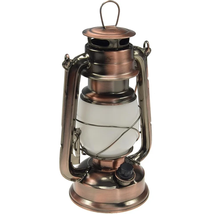 LED Camping Laterne "CT-CL Copper"ØxH 12x23,5cm, 4x AA, warmweiß, dimmbar – Bild 2